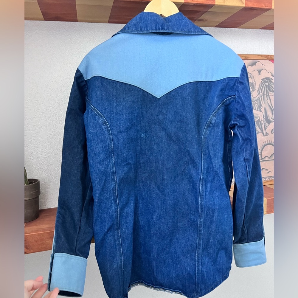 Denim Button Down - image 3